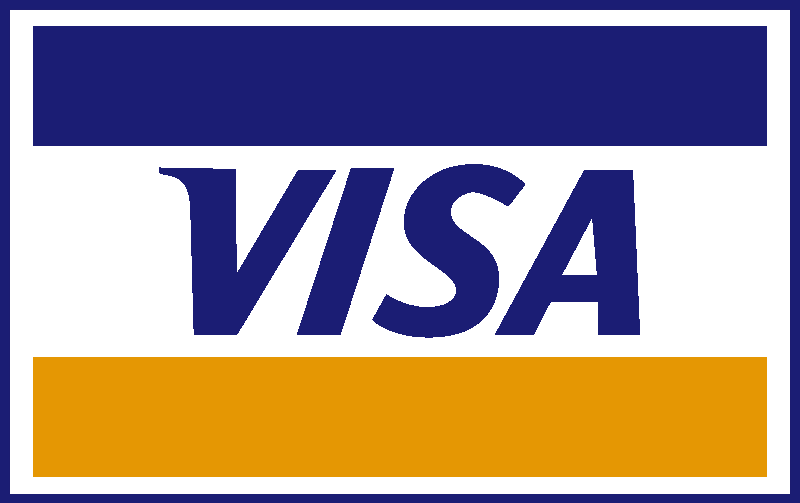 We accept Visa.